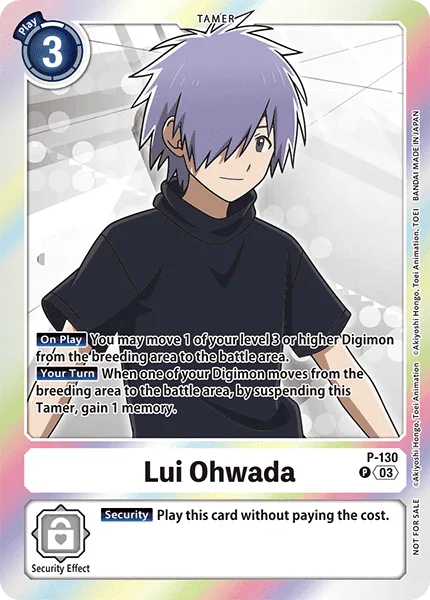 Lui Ohwada — Promo Cards (P-Numbered) P-130