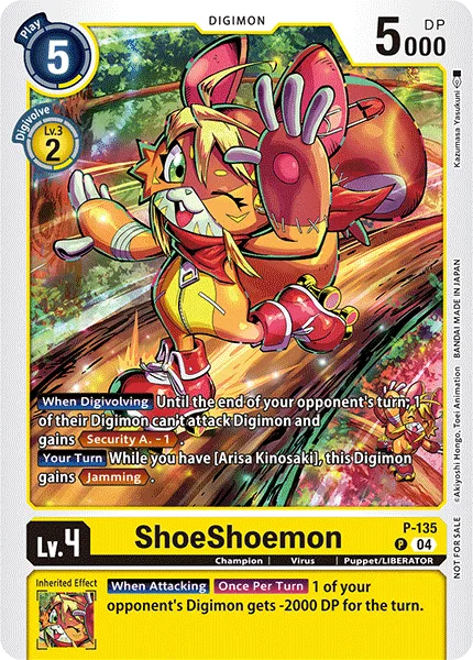 ShoeShoemon — Promo Cards (P-Numbered) P-135