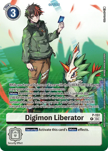 Digimon Liberator — Extra Booster DIGIMON LIBERATOR [EX07] P-151