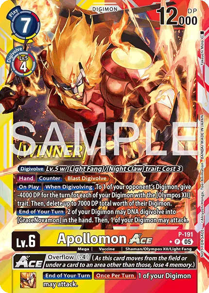 Apollomon ACE — Store Events P-191