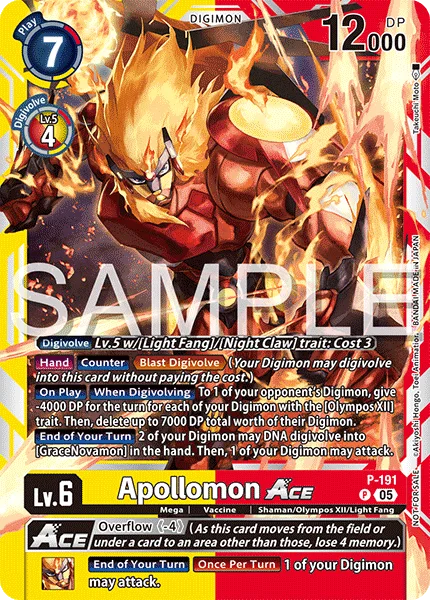 Apollomon ACE — Other Promos P-191