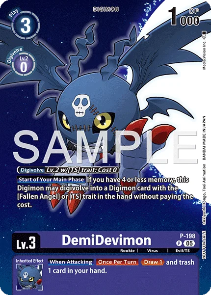 DemiDevimon — Promo Cards (P-Numbered) P-198