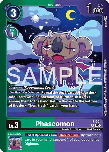 Phascomon — Limited Card Pack FINAL CREST [LM-08] P-201