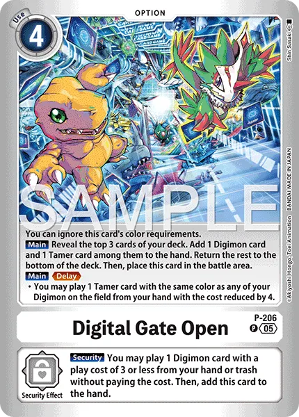 Digital Gate Open — Limited Card Pack FINAL CREST [LM-08] P-206