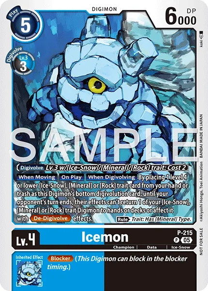 Icemon — Promo Cards (P-Numbered) P-215
