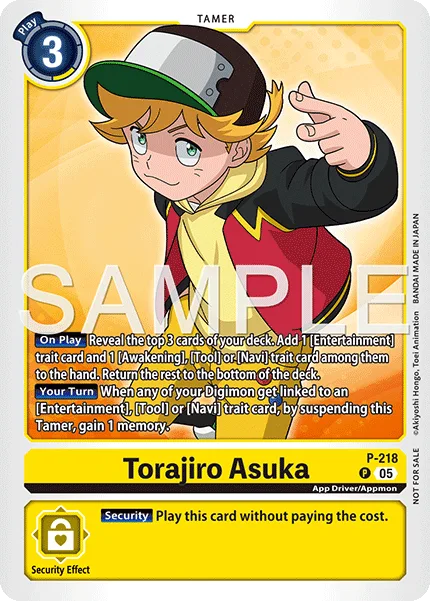 Torajiro Asuka — Promo Cards (P-Numbered) P-218