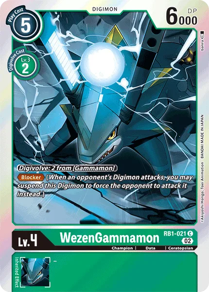 WezenGammamon — RESURGENCE BOOSTER [RB01] RB1-021