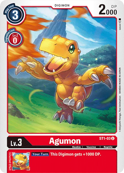 Agumon — Starter Deck GAIA RED [ST-1] ST1-03