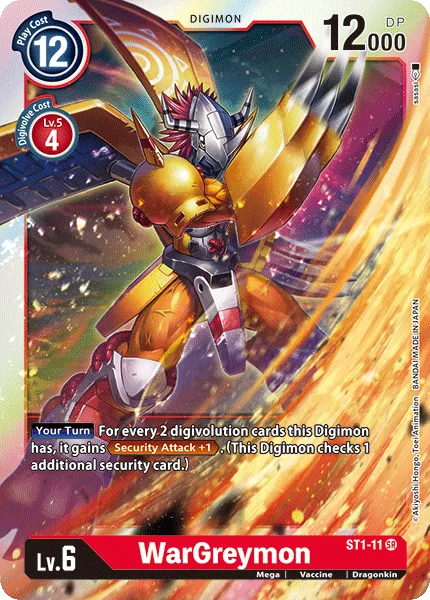 WarGreymon — Starter Deck GAIA RED [ST-1] ST1-11