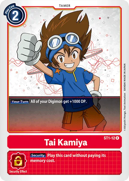 Tai Kamiya — Starter Deck GAIA RED [ST-1] ST1-12