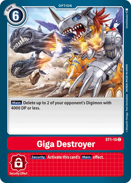 Giga Destroyer — Starter Deck GAIA RED [ST-1] ST1-15
