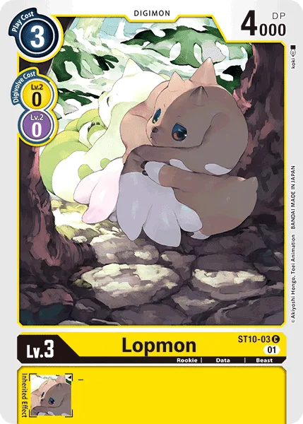 Lopmon — Starter Deck PARALLEL WORLD TACTICIAN [ST-10] ST10-03
