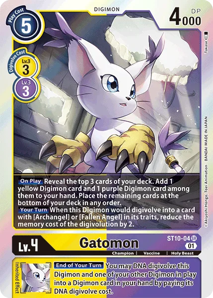 Gatomon — Starter Deck PARALLEL WORLD TACTICIAN [ST-10] ST10-04
