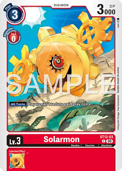 Solarmon — Advanced Booster DIGIMON GENERATION [AD-01] ST12-03