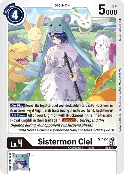 Sistermon Ciel — Starter Deck JESMON [ST-12] ST12-13