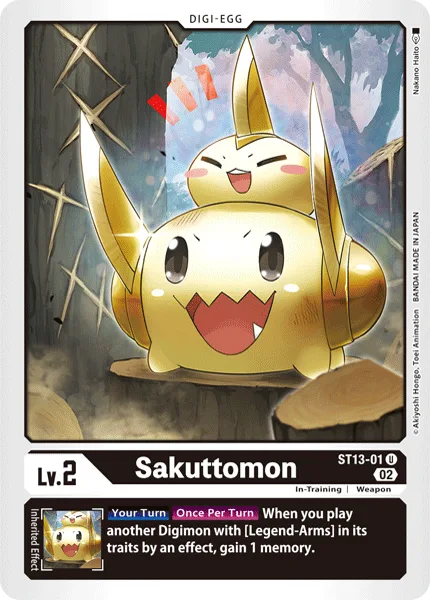 Sakuttomon — Starter Deck RAGNALOARDMON [ST-13] ST13-01