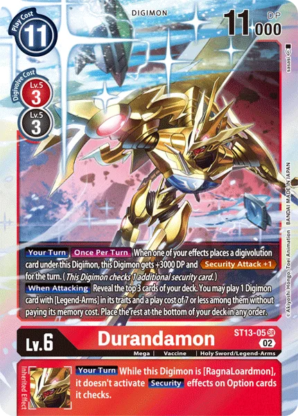 Durandamon — Starter Deck RAGNALOARDMON [ST-13] ST13-05