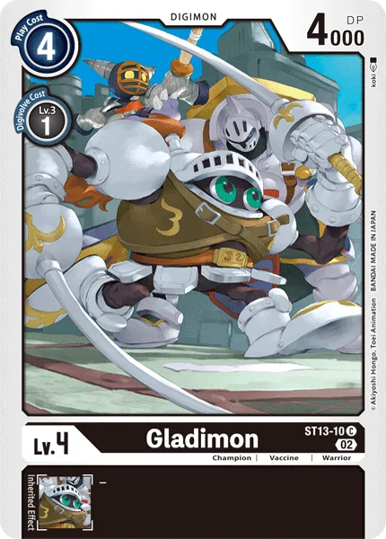 Gladimon — Starter Deck RAGNALOARDMON [ST-13] ST13-10