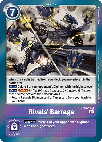 Rivals' Barrage — Advanced Deck BEELZEMON [ST14] ST14-12