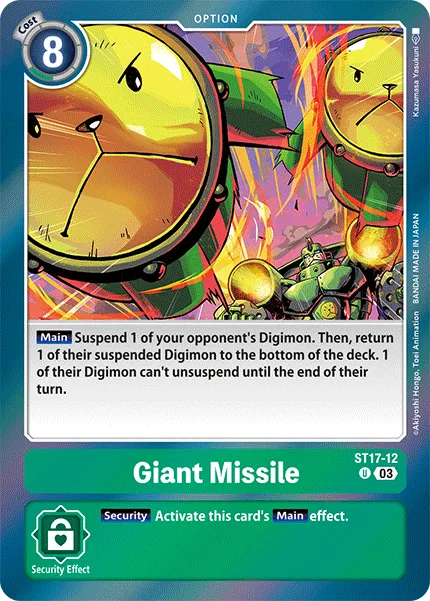 Giant Missile — Advanced Deck DOUBLE TYPHOON [ST17] ST17-12