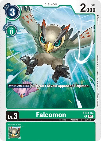 Falcomon — Starter Deck GUARDIAN VORTEX [ST18] ST18-03
