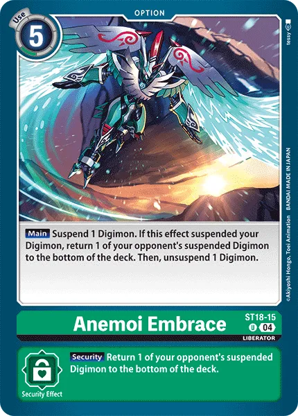 Anemoi Embrace — Starter Deck GUARDIAN VORTEX [ST18] ST18-15
