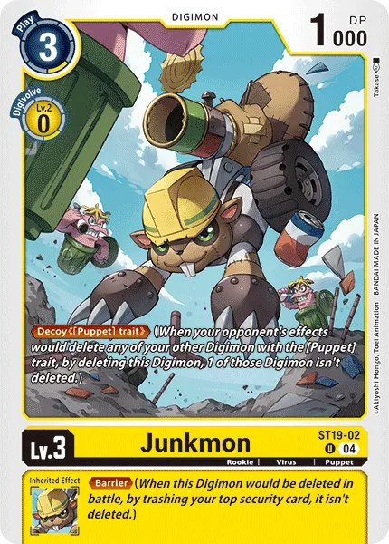 Junkmon — Starter Deck FABLE WALTZ [ST19] ST19-02