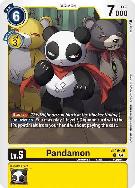 Pandamon — Starter Deck FABLE WALTZ [ST19] ST19-09