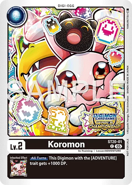 Koromon — Large-Scale Tournaments ST20-01