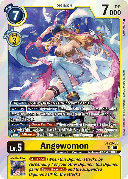 Angewomon — Starter Deck PROTECTOR OF LIGHT [ST-20] ST20-06
