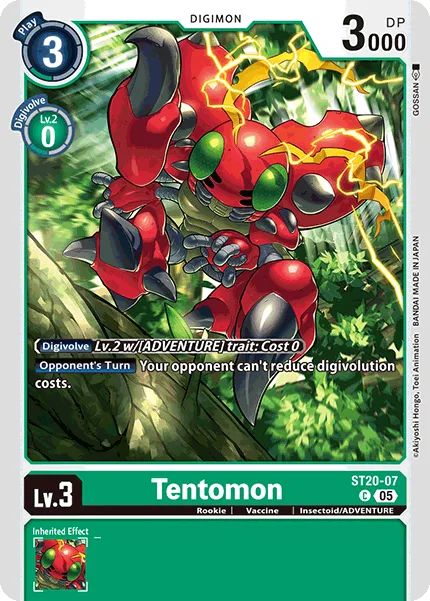 Tentomon — Starter Deck PROTECTOR OF LIGHT [ST-20] ST20-07