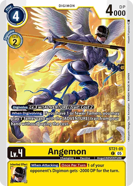 Angemon — Starter Deck HERO OF HOPE [ST-21] ST21-05
