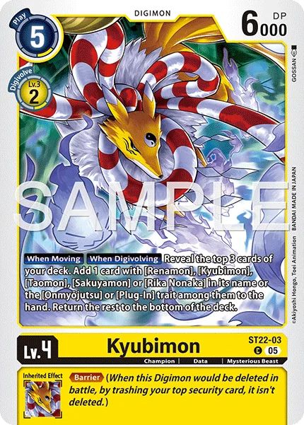 Kyubimon — Advanced Deck AMETHYST MANDALA [ST-22] ST22-03