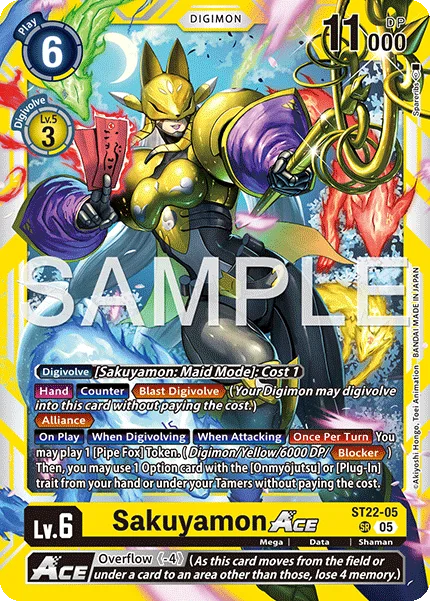 Sakuyamon ACE — Advanced Deck AMETHYST MANDALA [ST-22] ST22-05