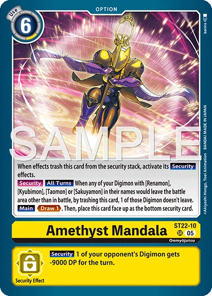 Amethyst Mandala — Advanced Deck AMETHYST MANDALA [ST-22] ST22-10