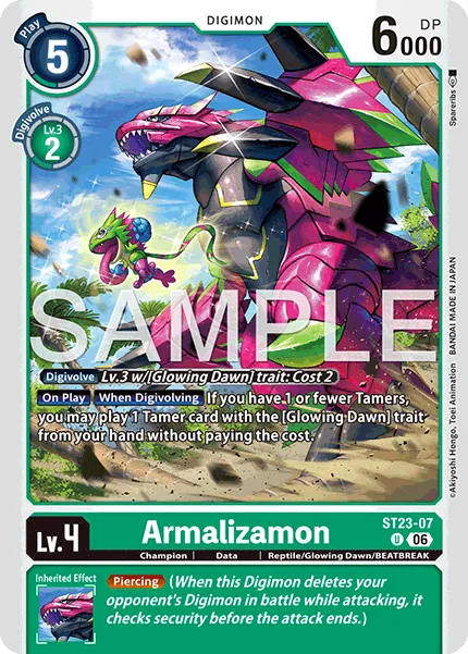 Armalizamon — Starter Deck DIGIMON BEATBREAK [ST-23] ST23-07
