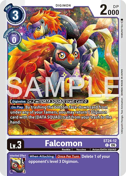 Falcomon — Starter Deck DIGIMON DATA SQUAD [ST-24] ST24-12