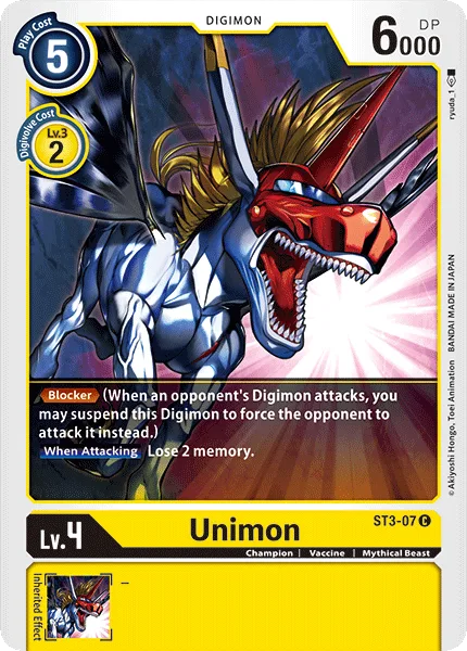 Unimon — Starter Deck HEAVEN’S YELLOW [ST-3] ST3-07