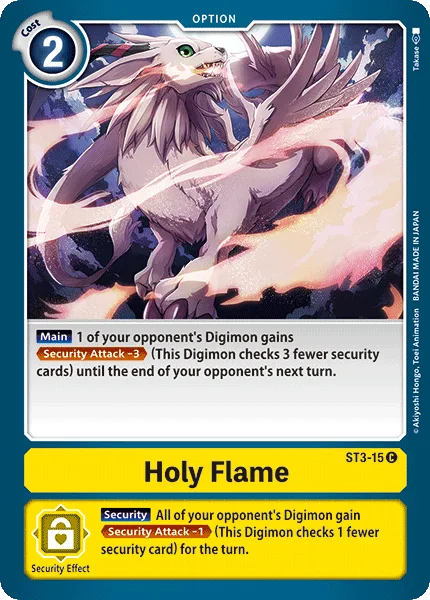 Holy Flame — Starter Deck HEAVEN’S YELLOW [ST-3] ST3-15