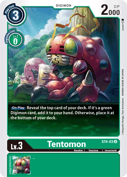 Tentomon — Starter Deck GIGA GREEN [ST-4] ST4-03