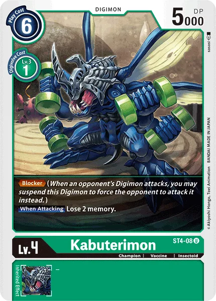 Kabuterimon — Starter Deck GIGA GREEN [ST-4] ST4-08