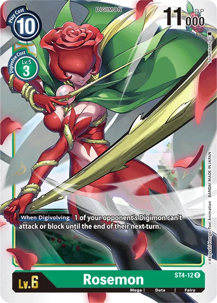 Rosemon — Starter Deck GIGA GREEN [ST-4] ST4-12