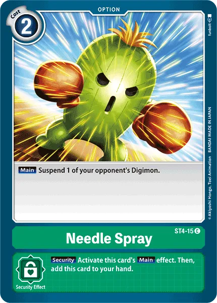 Needle Spray — Starter Deck GIGA GREEN [ST-4] ST4-15