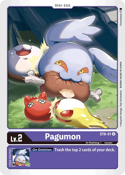 Pagumon — Starter Deck VENOMOUS VIOLET [ST-6] ST6-01
