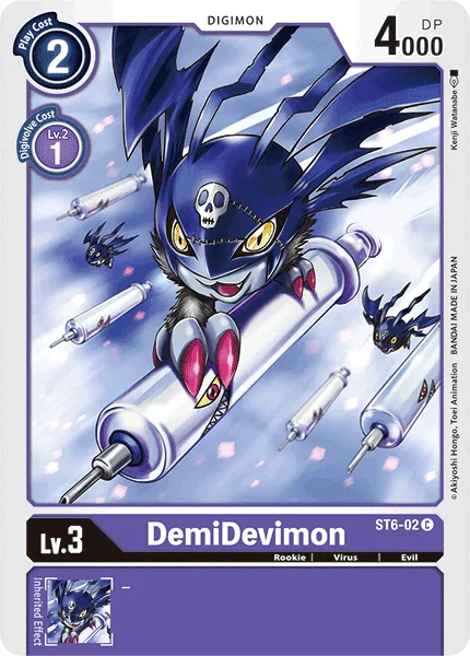 DemiDevimon — Starter Deck VENOMOUS VIOLET [ST-6] ST6-02