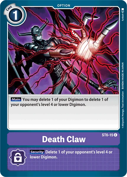Death Claw — Starter Deck VENOMOUS VIOLET [ST-6] ST6-15