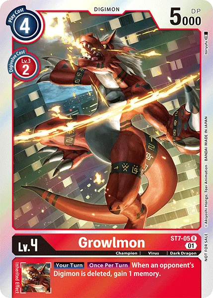 Growlmon — Large-Scale Tournaments ST7-05