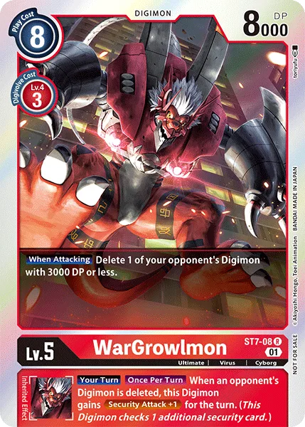 WarGrowlmon — Large-Scale Tournaments ST7-08