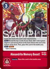 Alexandrite Memory Boost!
