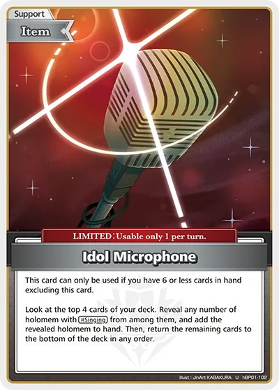Idol Microphone (U) — Blooming Radiance hBP01-102